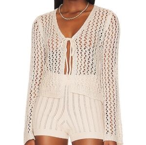 Brand New Navea Tie Front Top (Smoke & Pet Free Home)